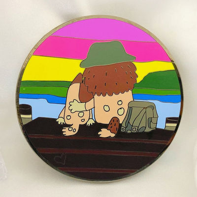 Купить Металлические ремесла на заказ оптом аниме логотип блестящие булавки значок металлический репсель мягкие жесткие эмалированные булавки online manufacture