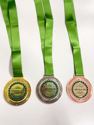 Купить Настроенный логотип 5K 10K Running Finisher Award Медаль спиннинга с 3D-эмалевым дизайном online manufacture