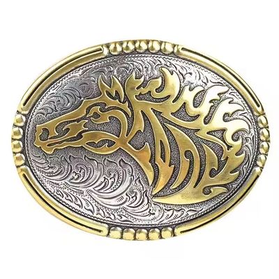 Customizable Personalized Belt Buckle Unique Pattern Button Ribbon Three-gear Adjustment Tri Glide Slides Buckle for Coat Belt