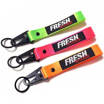 Купить  Custom Logo Neck Strap Lanyard Sling Id Badge Holders/Landyard and Pvc Name Card Polyester De Lanyard Keychain online manufacture