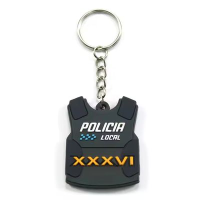 Купить Custom Logo PVC Rubber Keychain with 3D/2D Design for Promotional Keyrings online manufacture