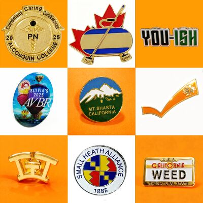 Купить Высококачественный персональный логотип цинкового сплава с магнитным прикреплением для деловых подарков online manufacture