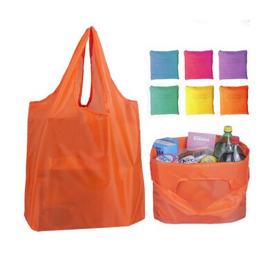 Хорошая цена. Wholesale Polyester Foldable Shopping Bag - Lightweight Reusable Grocery Bag Custom Logo for Supermarket онлайн