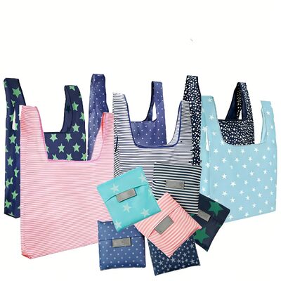 Хорошая цена. Water Resistant Eco-Friendly Folding and Portable Oxford Cloth Shopping Tote Grocery Bag with Custom Logo Printing (in stock) онлайн