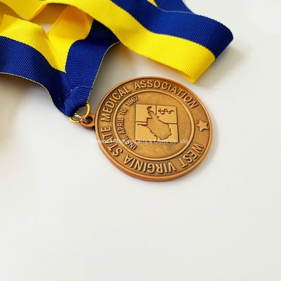 Металлические подарки ремесла Китайский производитель Подельные трофеи и медали Спортивные ленёк Медаль Грапплинг