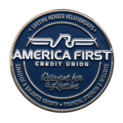 1/2 дюймовые - 4 дюймовые монеты 3D из цинкового сплава для памятных и деловых подарков