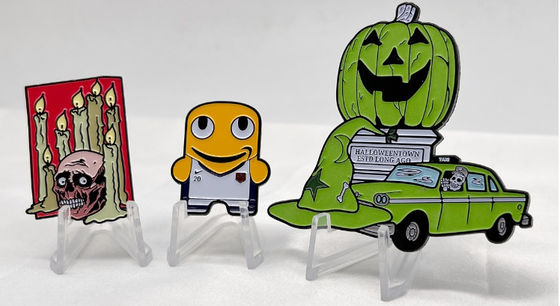 Хорошая цена. 1.5 дюймовый мягкий эмалированный лапельный штифт на заказ значок из цинкового сплава для брендинга и идентификации онлайн