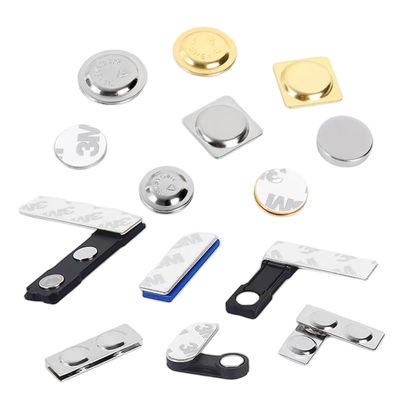 Неодимовый клейкий магнит для бейджа на заказ для надежного и долговечного крепления именной таблички