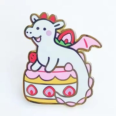 Личный логотип Жесткий эмалированный блеск жемчужная лапель штифт металлический значок для моды Kpop Anime