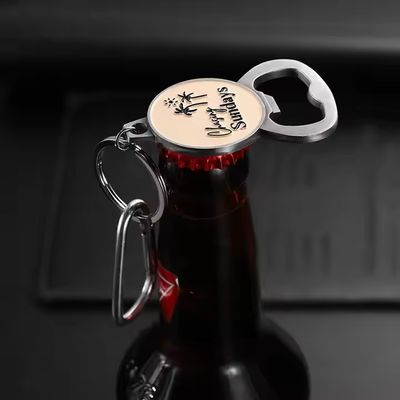 Hot Bulk Key Chain Beer Bottle Opener Cheap Metal Magnetic Wine Opener Keyholder Soft Enamel Custom Bottle Opener Keychain