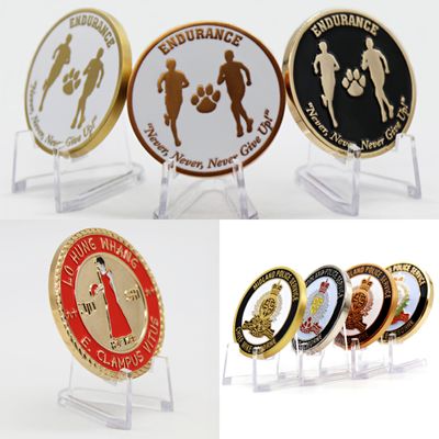 High quality Gold Plated Coin Collectible Art Collection Gift Physical Commemorative Metal Crafts   Pattern