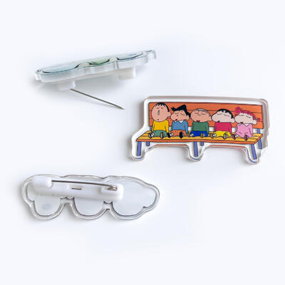 Хорошая цена. Vograce Custom Cartoon Anime Rainbow Printing Logo Pins Maker Charm Acrylic Gifts Acrylic Lapel Acrylic Pin Badges Pins онлайн