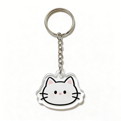 Double-sided UV Printed Keychain Custom Cute Transparent Acrylic Keychain