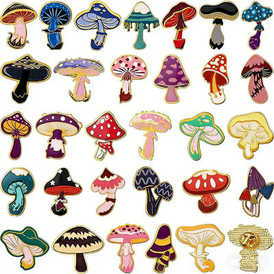 Custom enamel lapel pins in hard or soft finish with glitter, UV print, and cute anime logo.