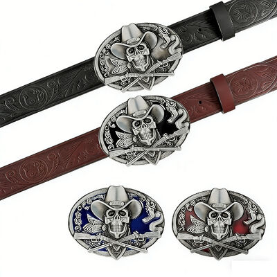 Пользовательская антикварная пряжка для ремня из цинкового сплава серебристого цвета с красочной детализацией из мягкой эмали.