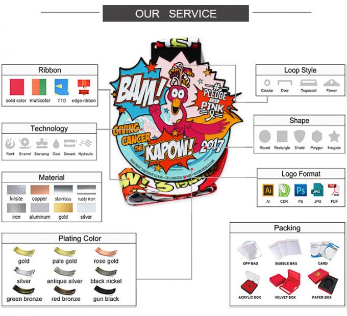 Медали Производитель Оптовый дизайн Цинк Сплав Металл 3D Золото Награда Спортивные Медали Специальный Спортивный Медаль 0