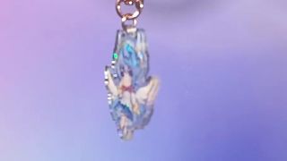 Персонализированный дешевый голографический акриловый брелок в стиле аниме на заказ