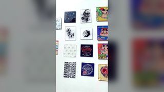 Персонализированные пользовательские акриловые магниты на холодильник, дизайн, магнит на холодильник с милыми животными для холодильника D